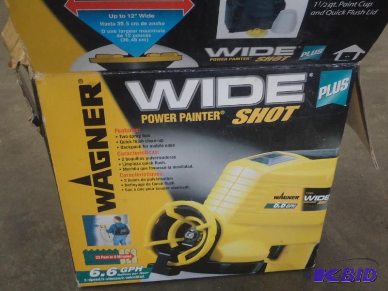 Wagner Power Painter Wide Shot Paint Sprayer ...