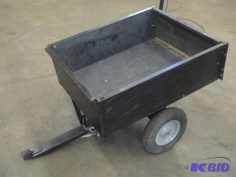 Pin-Hitch Steel Lawn Tractor Trailer...