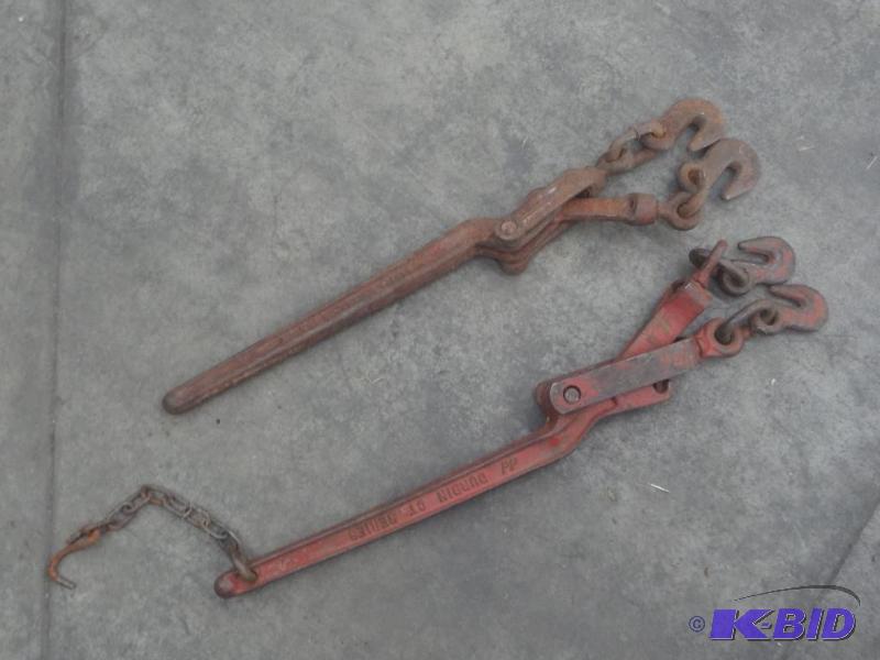 (2) Heavy Duty Chain Binders...
