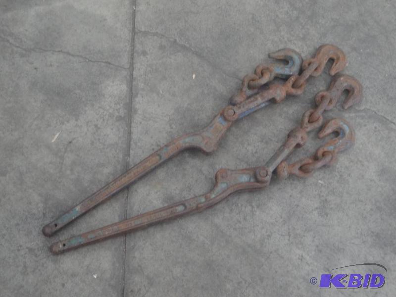 (2) Heavy Duty Chain Binders...