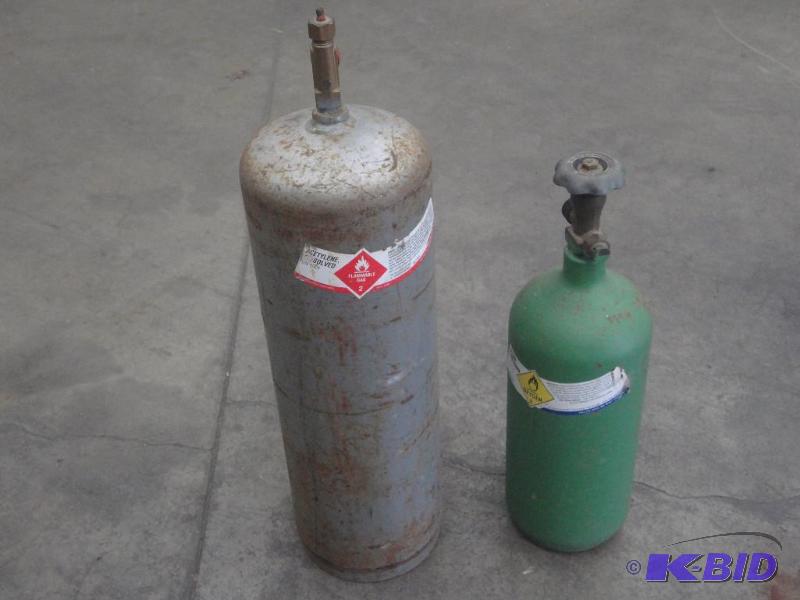 (1) Oxygen &amp (1) Acetylene Tank...