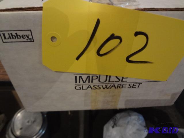 lot 102 image: Libby Glass Set, 70s...