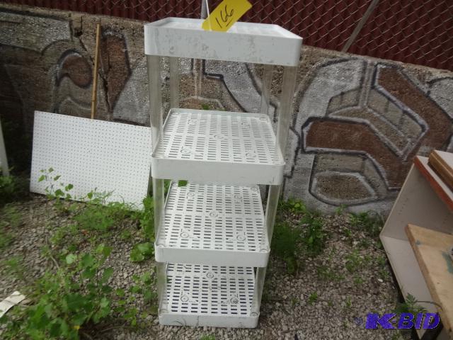lot 166 image: Plastic Display Rack...