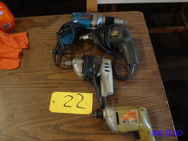 lot 22 image: Drills, Drywall Screw Driver...