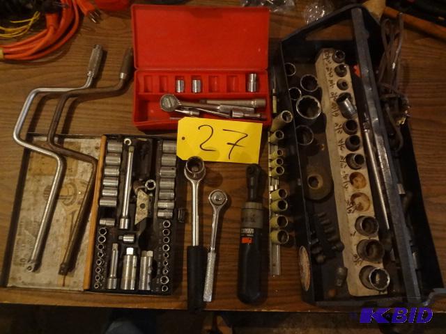 lot 27 image: Lot of Sockets and Ratchets...