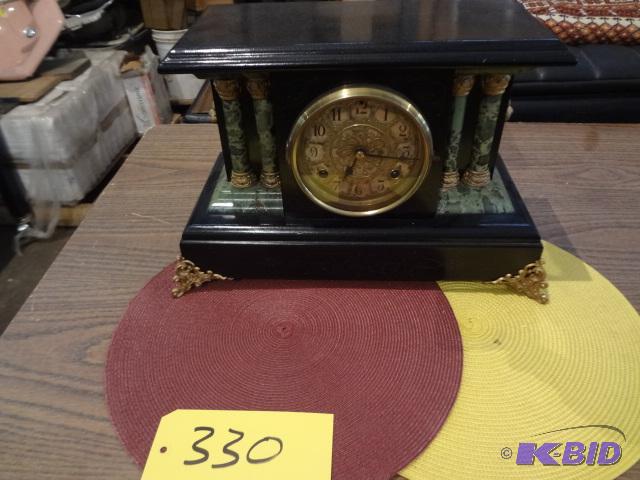 lot 330 image: Very Nice Mantle Clock...