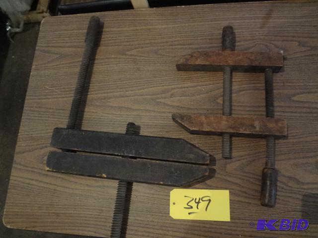 lot 349 image: (2) Wood Clamps...
