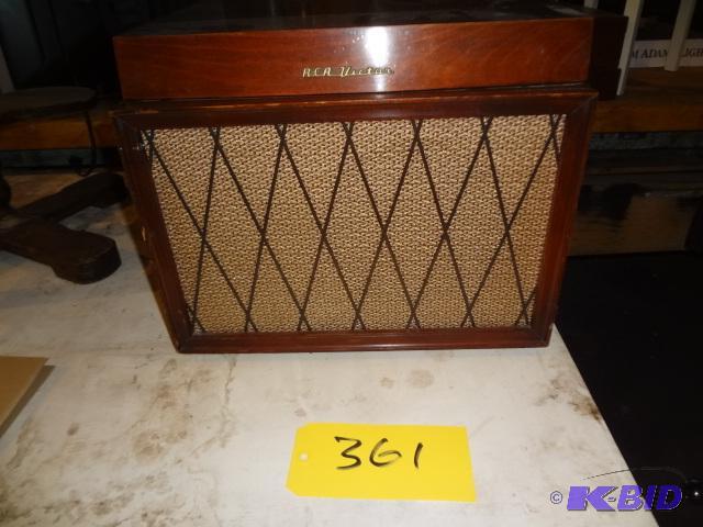 lot 361 image: Original Boom Box, 1950s RCA Record Player...
