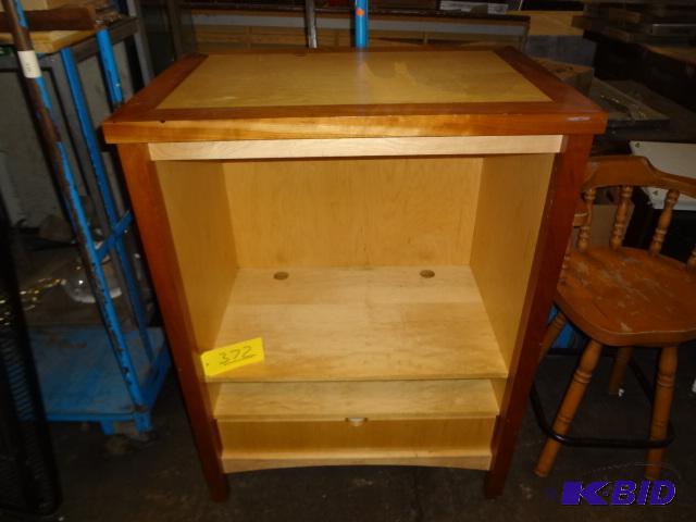 lot 372 image: Tutone Wood Cabinet...