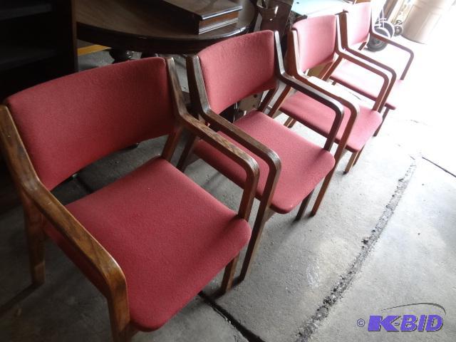 lot 373 image: (4) WoodCloth Chairs...