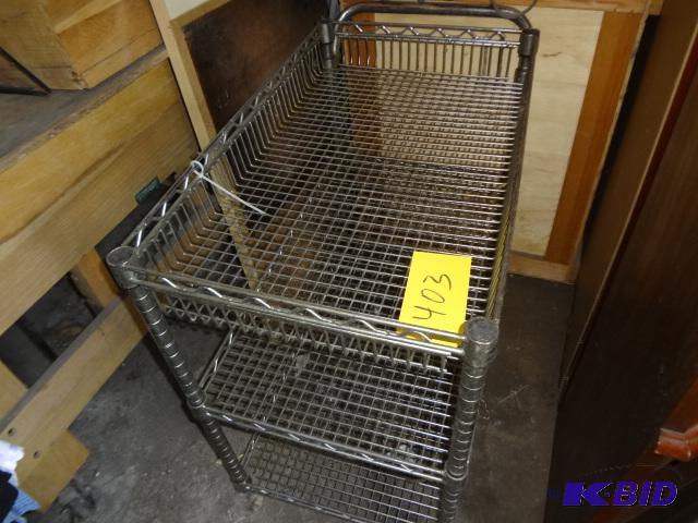 lot 403 image: Wire Cart...