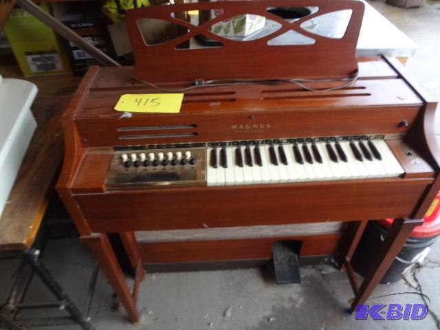 lot 415 image: Magnus Organ, unusual, where are you going to...