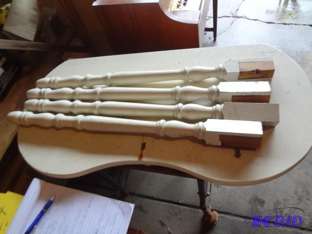 lot 417 image: Kidney Shaped Table, some assembly required...