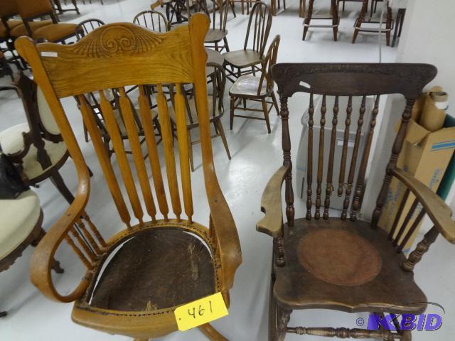 lot 461 image: Pair of Unusual Chairs...
