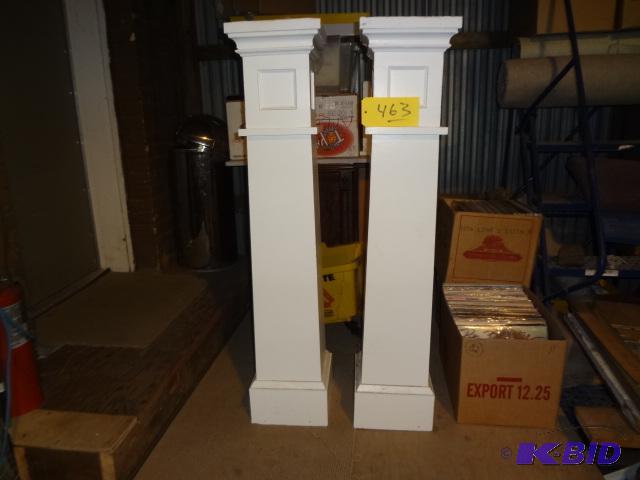 lot 463 image: Two White Columns...