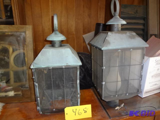 lot 468 image: Entance Lights, Copper...