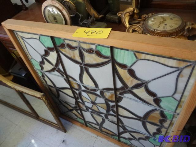 lot 470 image: Stained Glass Window, Exquisite...