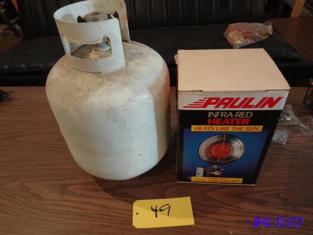 lot 49 image: Heater and Tank...