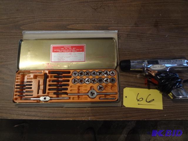 lot 66 image: TapDie, Sears Chrome Timing Light...