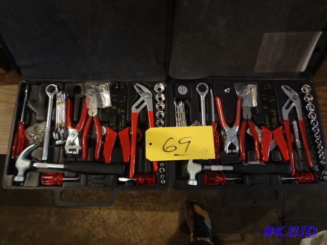 lot 69 image: (2) New All Purpose Tool Kits...