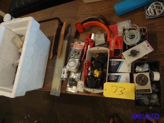lot 73 image: Lot of Misc Electrical Parts and Stuff...