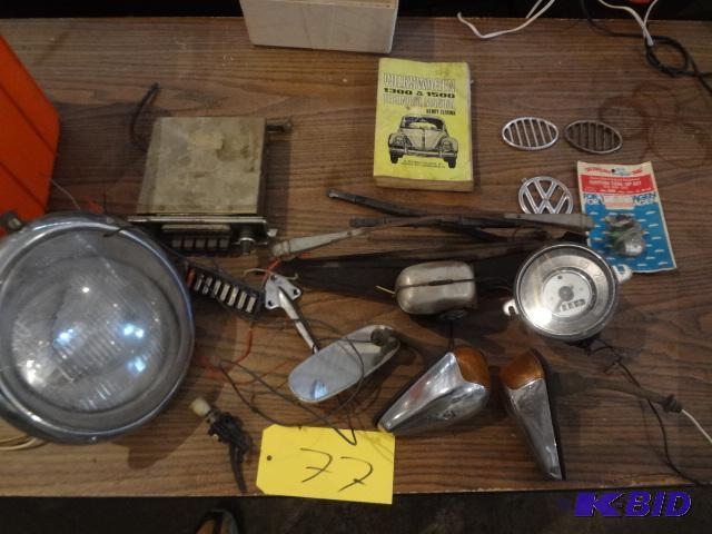 lot 77 image: Lot of Late 60s Volkswagen Parts...