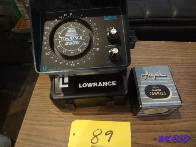 lot 89 image: Fish Finder, Compass NIB...