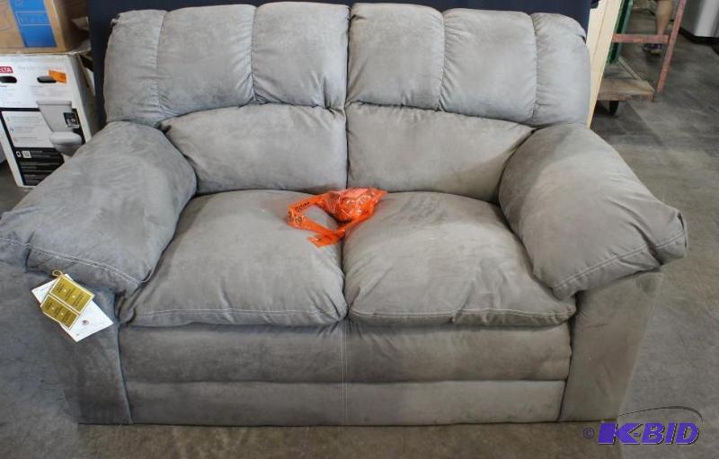 New Ashley Signature Microfiber Sofa. Small T...