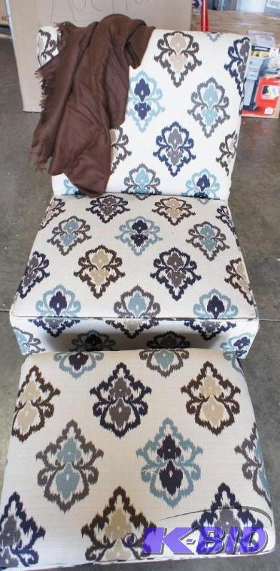 New Decorative Chair With Ottoman. Chair is 2...