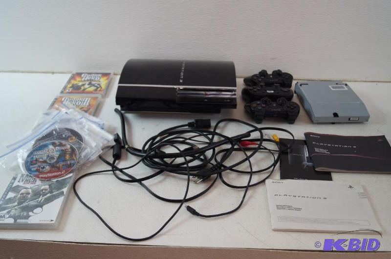 Sony Playstation and game CDs