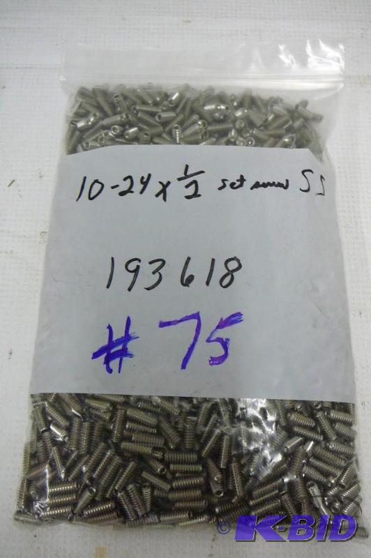 10-24-12 SS Set Screws...