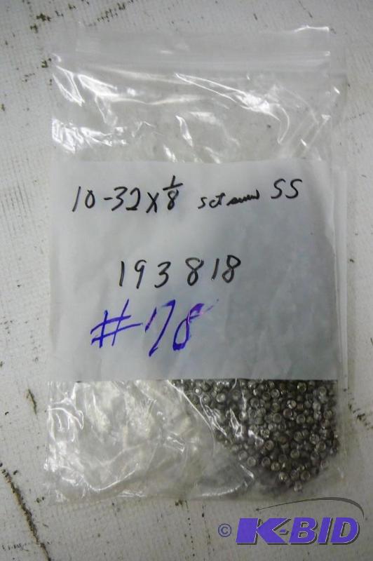 10-32 x 18 SS Set Screw...
