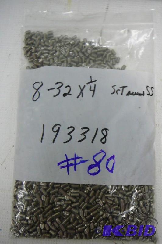 8-32 x 14 SS Set Screw...