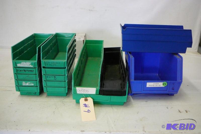 Plastic Bolt Bins Green 4 wide x 11 Long x 4 ...