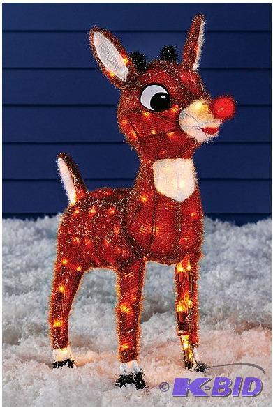 lot 51 image: 8-Piece Rudolph The Reindeer