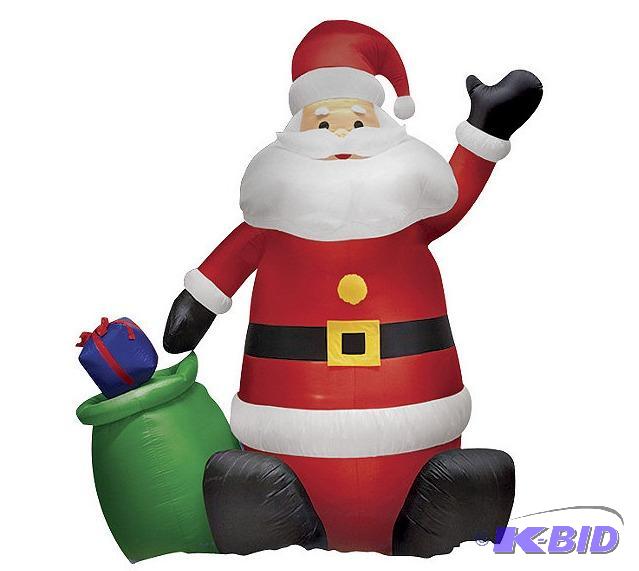 lot 55 image: Alcove 12 Inflatable Santa NC485