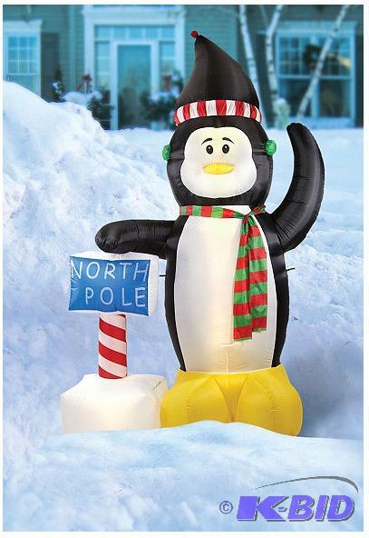 lot 59 image: Alcove 12 Inflatable Penguin QA363