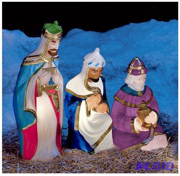 lot 70 image: 36 3-pc. Wise Men Set N8845