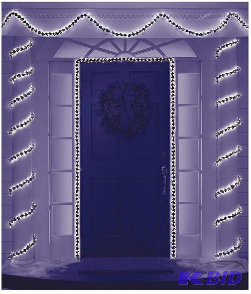 lot 75 image: (2) Shimmering Garland Lights QB276