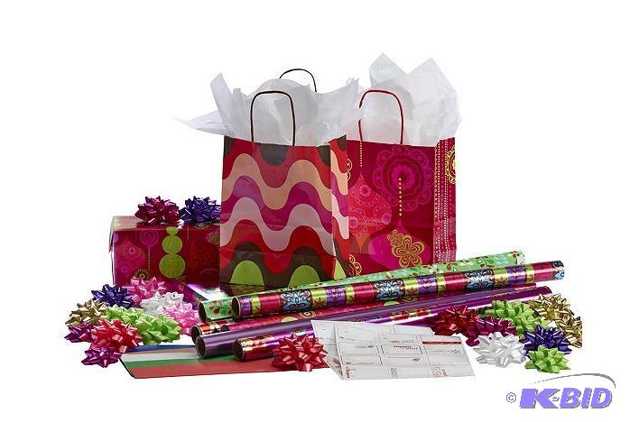 lot 82 image: Whimsical Gift Wrap Set QL989