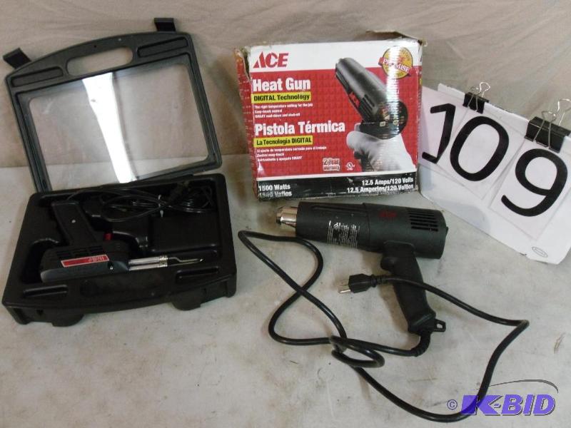 lot 109 image: Weller Soldering Gun and Ace Hardware&nbspHe...