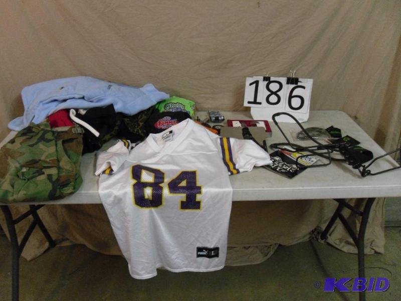lot 186 image: Hyper God Ball Launcher, Gloves, Hats, Randy ...