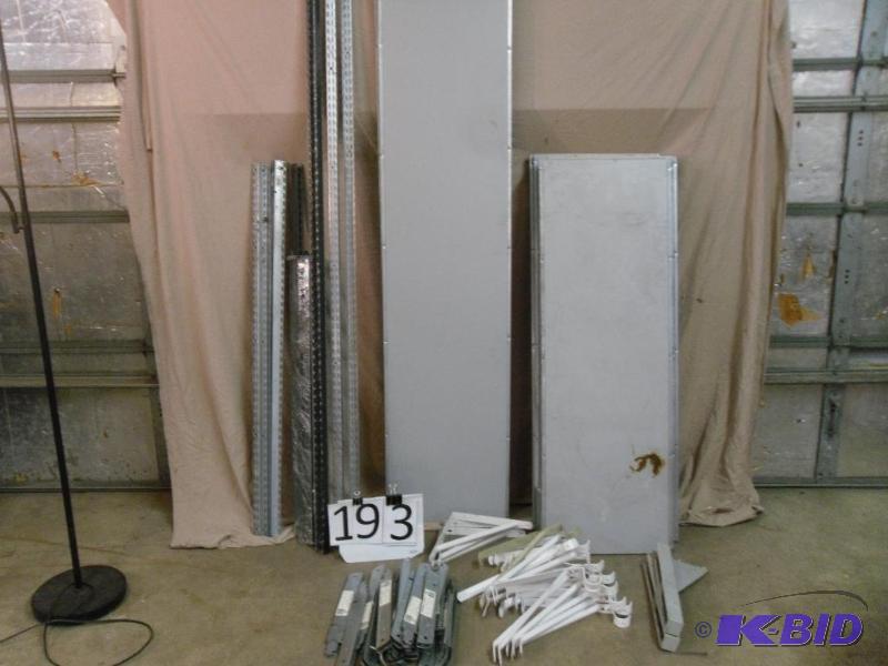 lot 193 image: Lot of Shelving and Shelving Brackets.Particl...