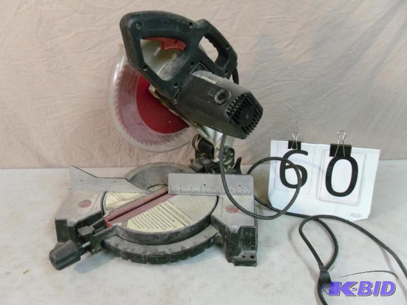 lot 60 image: Pro-Tech 10" Miter Saw. Deluxe Compound....