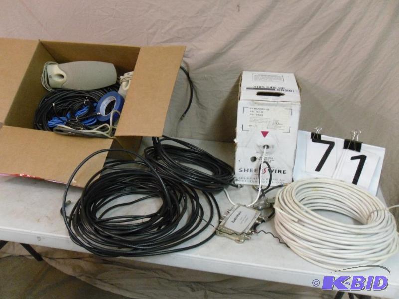 lot 71 image: Nearly Full 500 ft&nbspBox of 16 Gauge ...