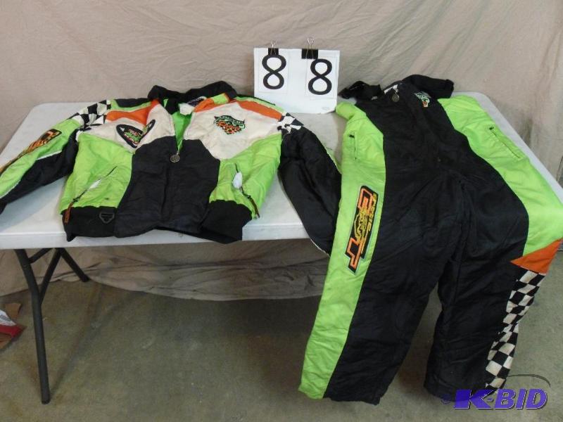 lot 88 image: Arctic Cat Competition 2 Piece Snowsuit Size ...