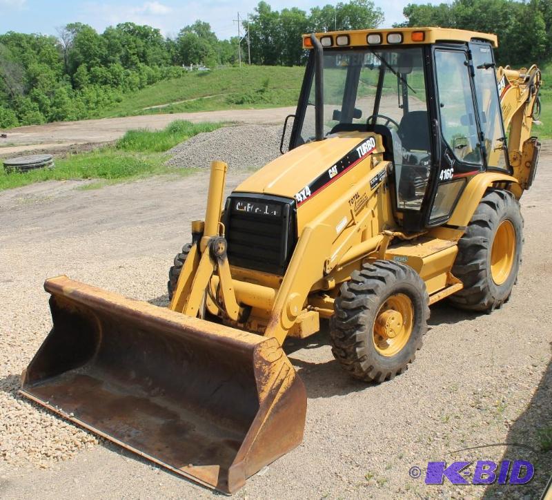 Backhoe tractor