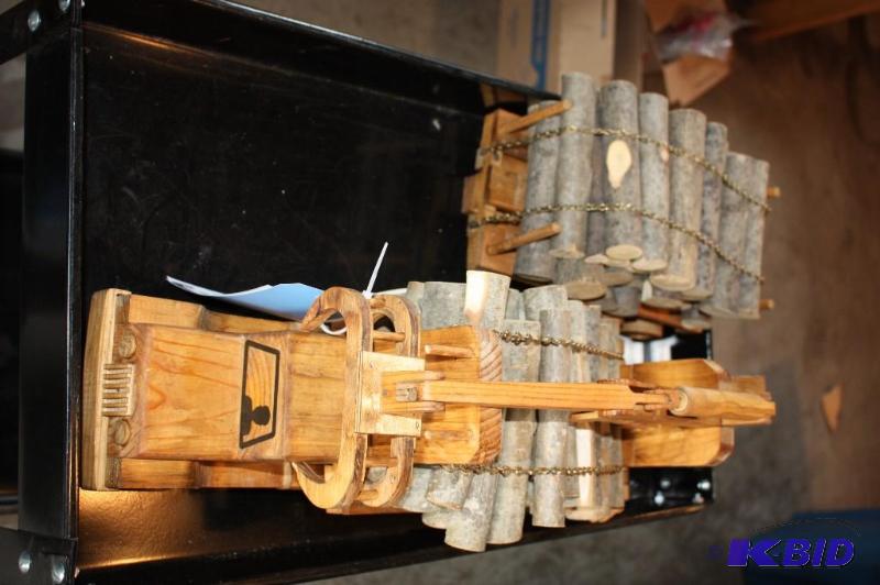 lot 10 image: ACME Trucking Inc wooden lumber truck with lu...