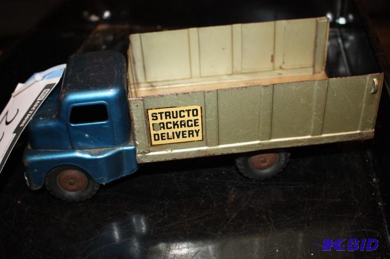 lot 239 image: Structo package delivery toy truck ...