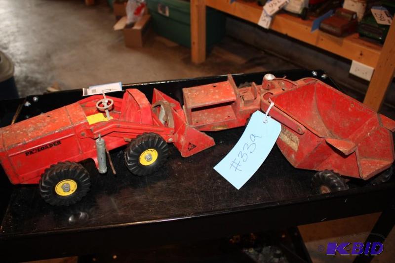 lot 339 image: Lot of (2) items including a Structo rocker t...